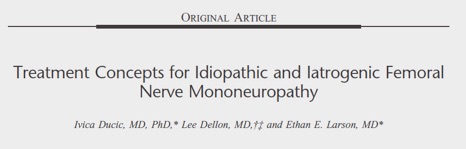 Treatment Concepts for Idiopathic Nerve Mononeuropathy